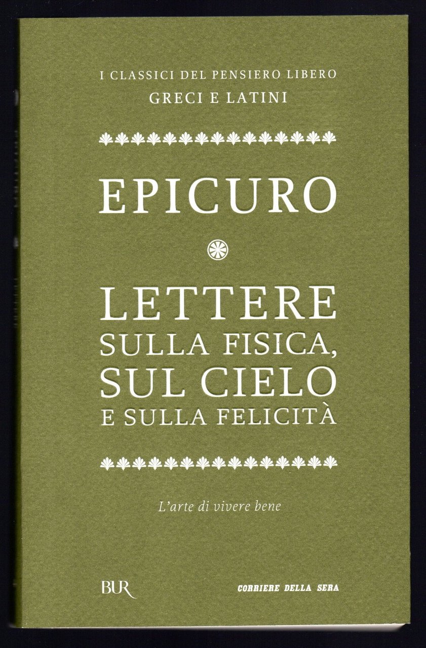 Lettere sulla fisica, sul cielo e sulla felicità | Immagine principale