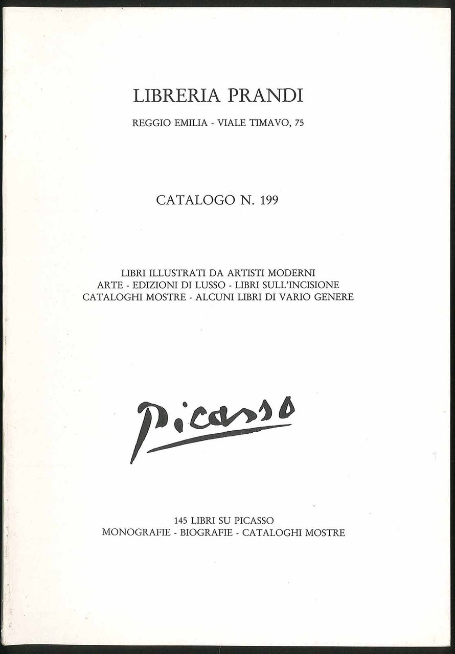 Libri illustrati da artisti moderni, Picasso, catalogo n. 199