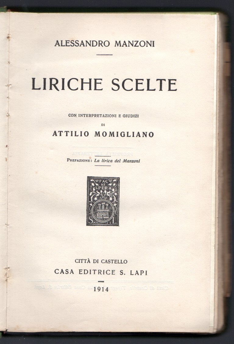 Liriche scelte