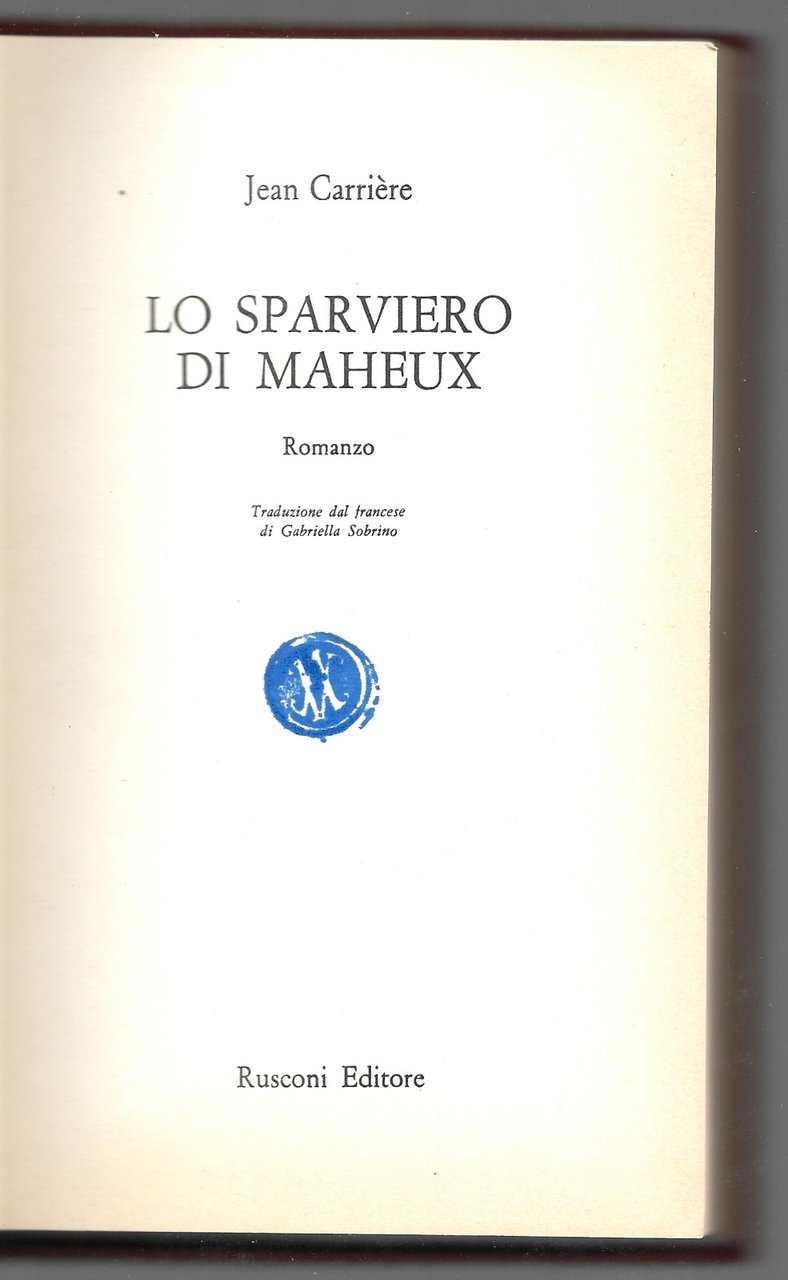 Lo sparviero di Maheux