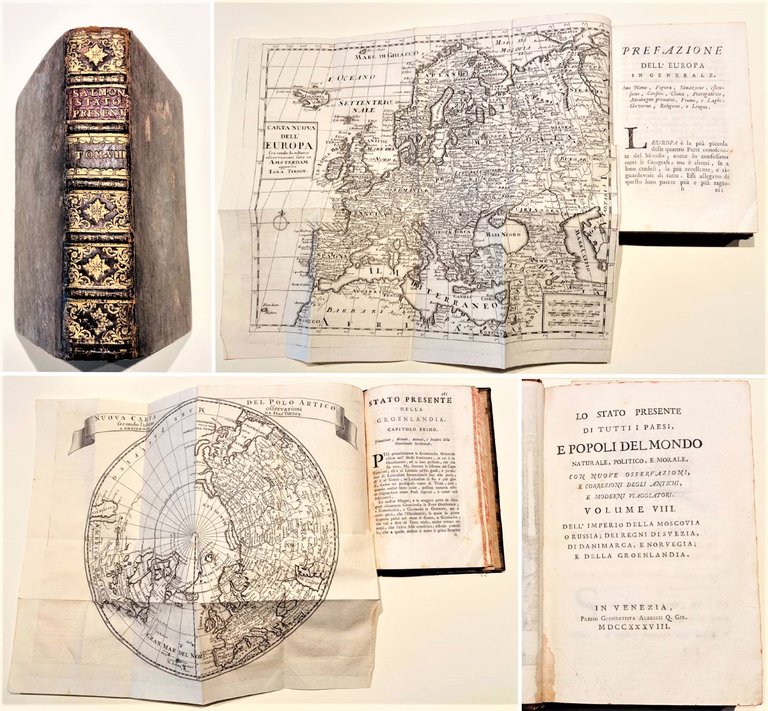 Lo stato Presente di tutti i Paesi del Mondo. Volume VIII, Dell'Imperio della Moscovia o Russia, dei Regni di Svezia, Di Danimarca, e Norvegia, e della Groenlandia