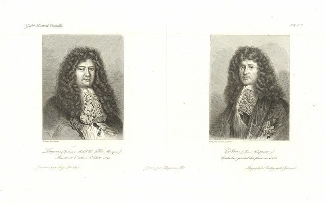 LouvoisF(francois-Michel Le Tellier Marquis) . - Colbert (Jean Baptiste) .