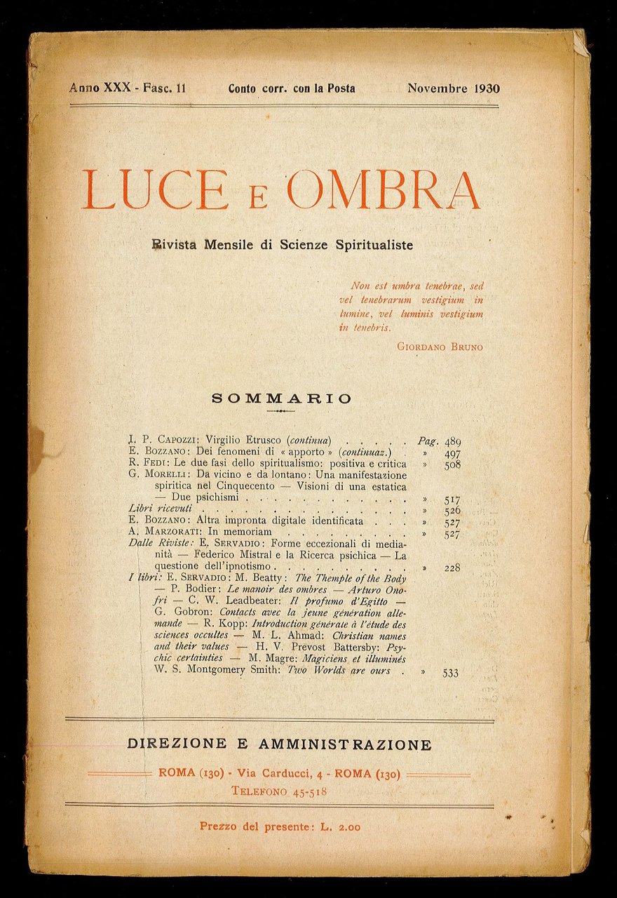 Luce e ombra 1930 n.11 | Immagine principale