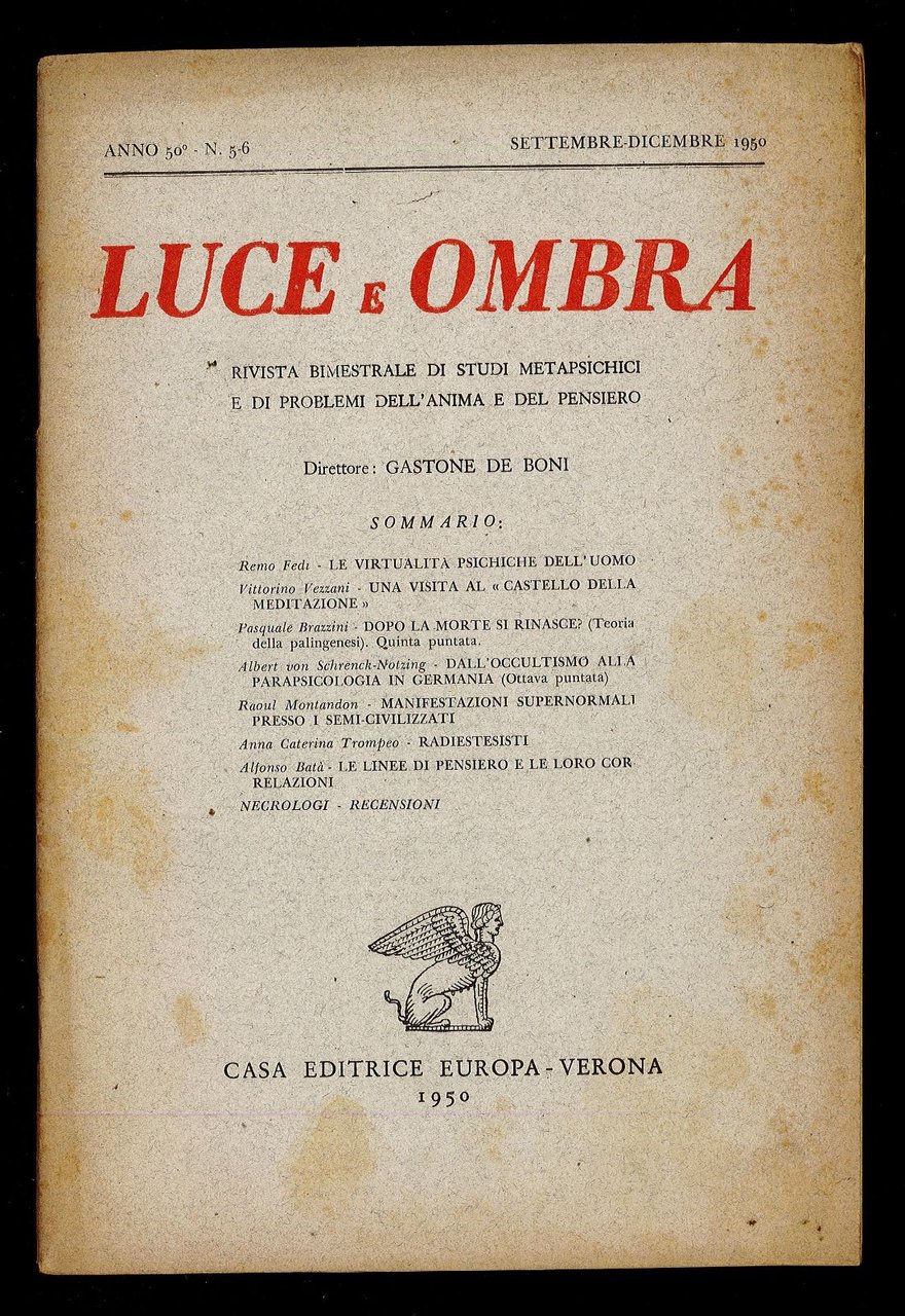 Luce e ombra 1950 n.5-6 | Immagine principale