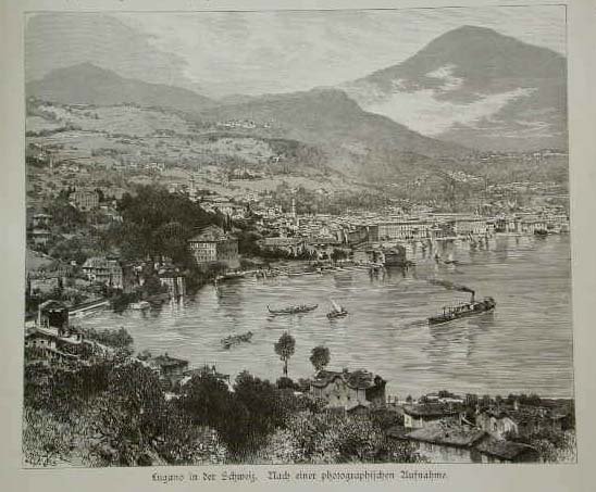 Lugano in der Schweiz