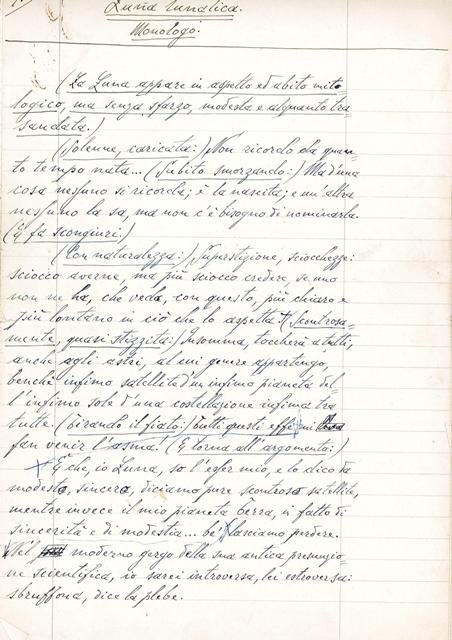 Luna lunatica / Monologo | Immagine principale