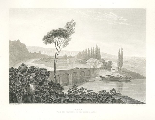 Lyons / from de confluence of the Rhone & Saone