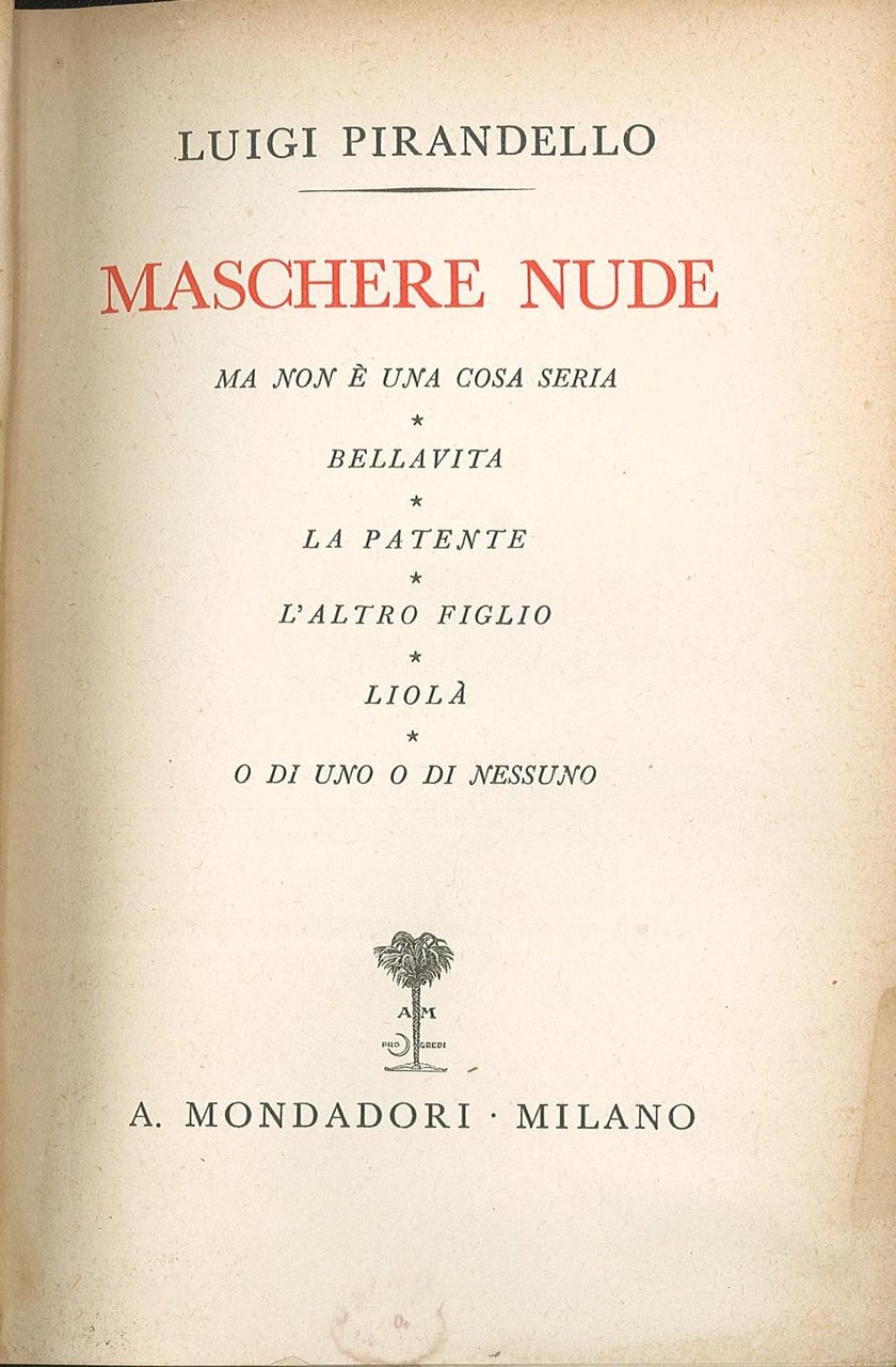 Ma non è una cosa seria, Bellavita, La patente, L'altro …