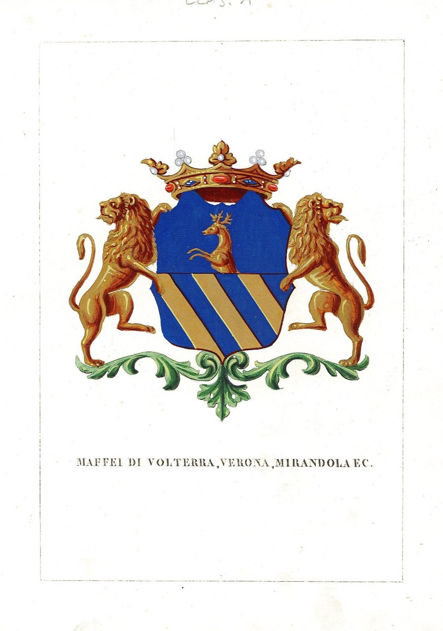 Maffei di Volterrra, Verona, Mirandola ec.