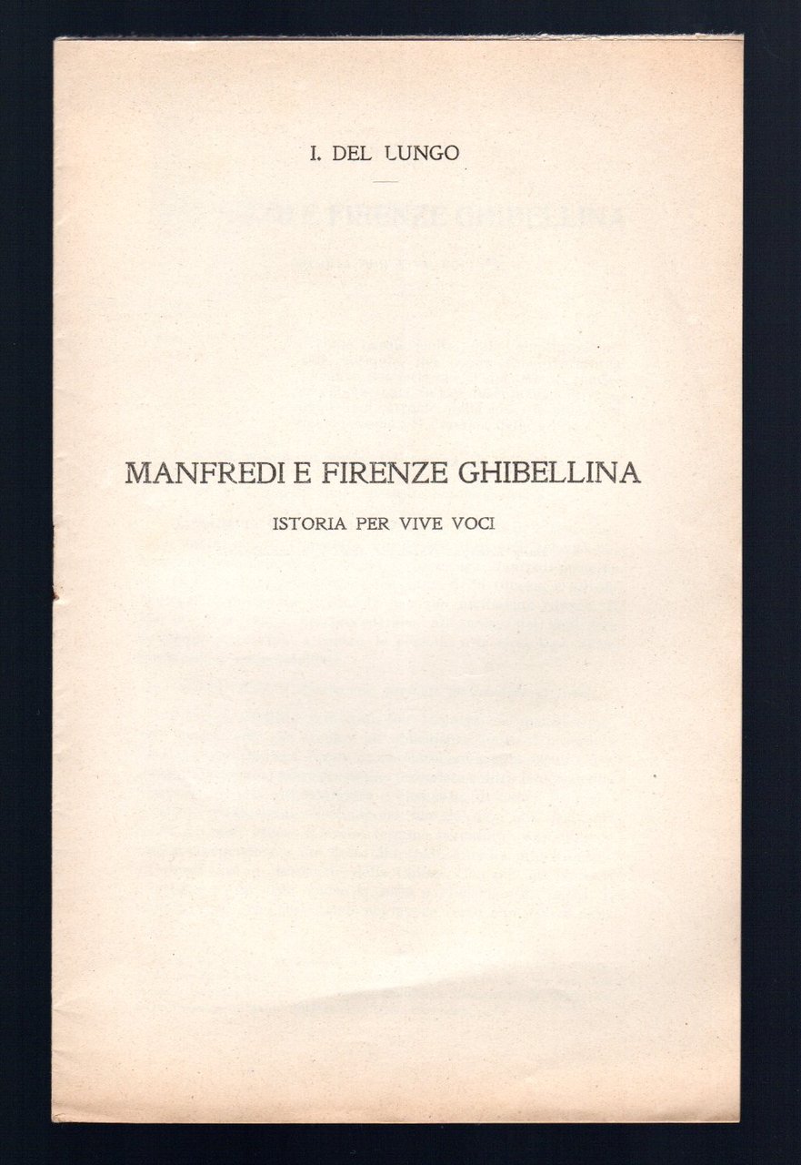 Manfredi e Firenze Ghibellina