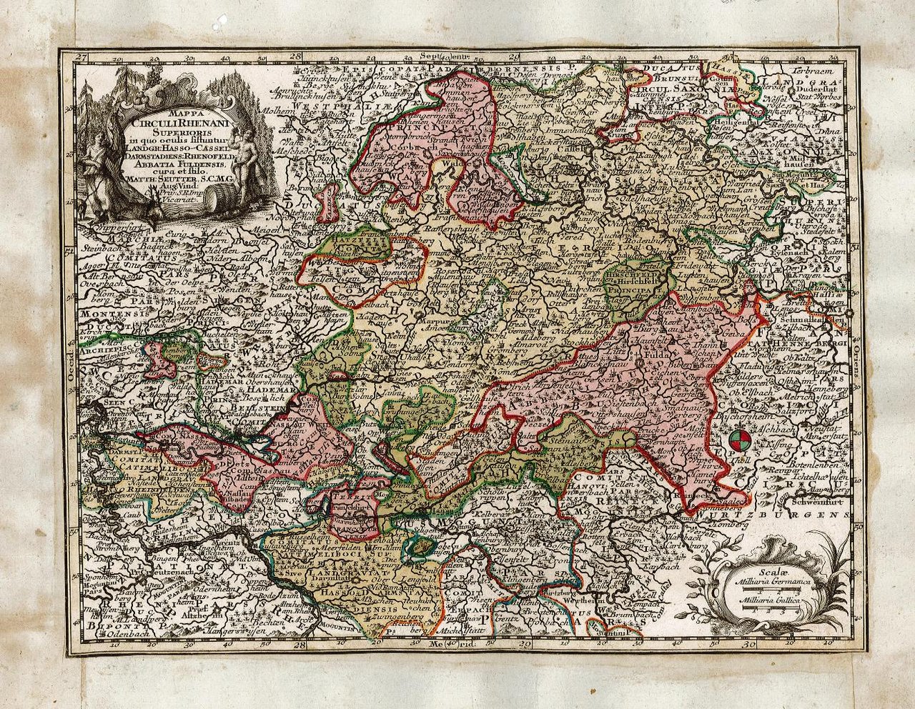 Mappa Circuli Rhenani Superioris .