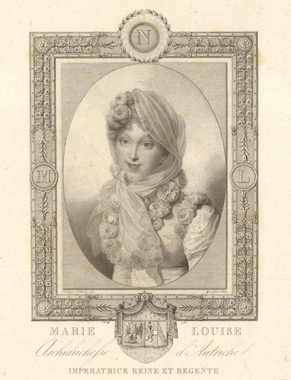 Marie Louise Archiduchesse d’Autriche Imperatrice Reine et Regente