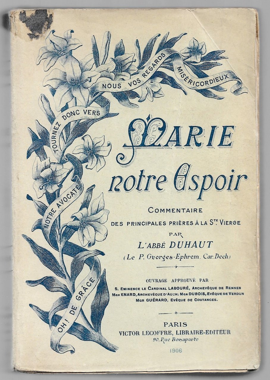 Marie notre espoir - Commentaire Des principales.