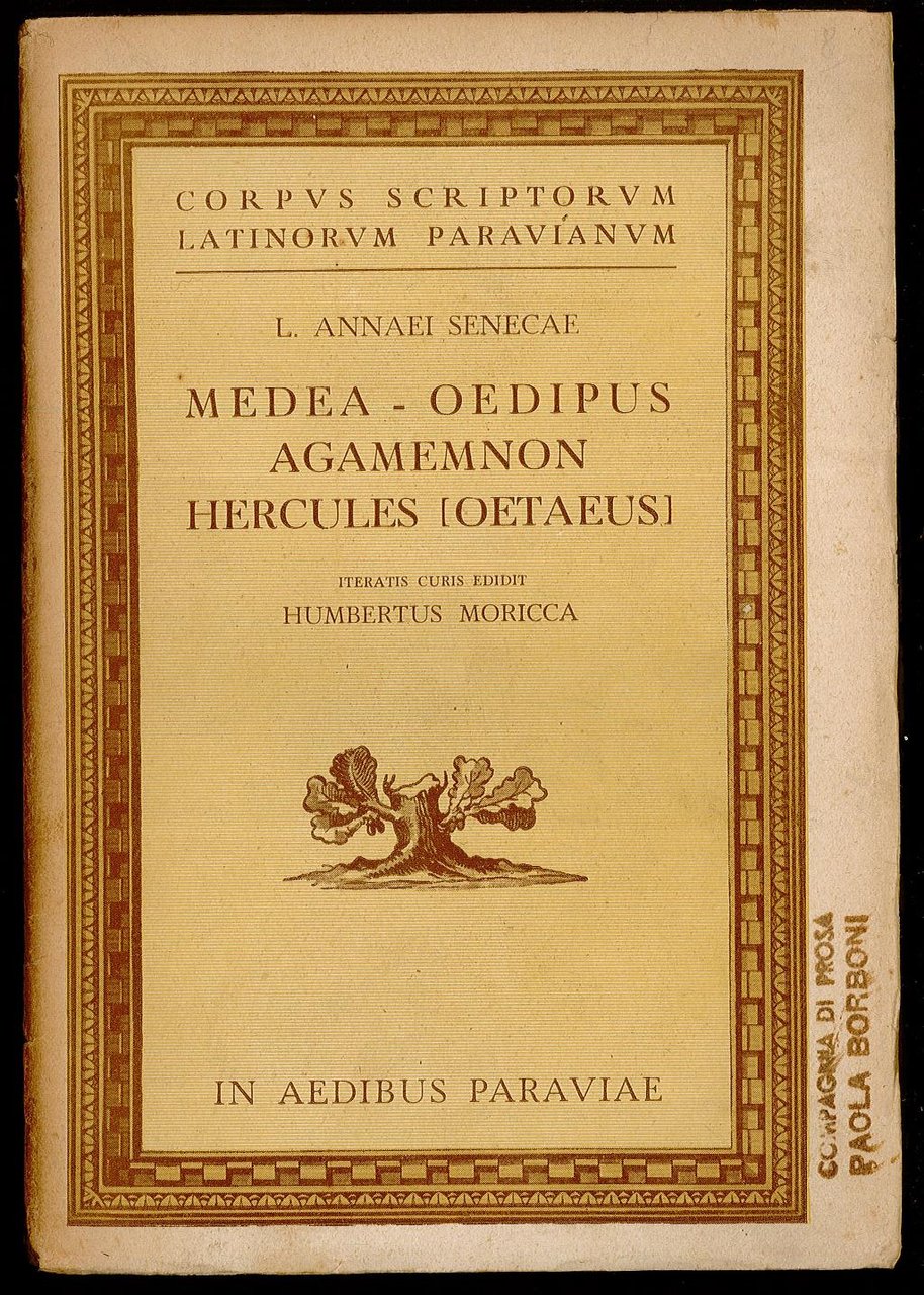 Medea - Oedipus Agamemnon Hercules [Oetaeus]