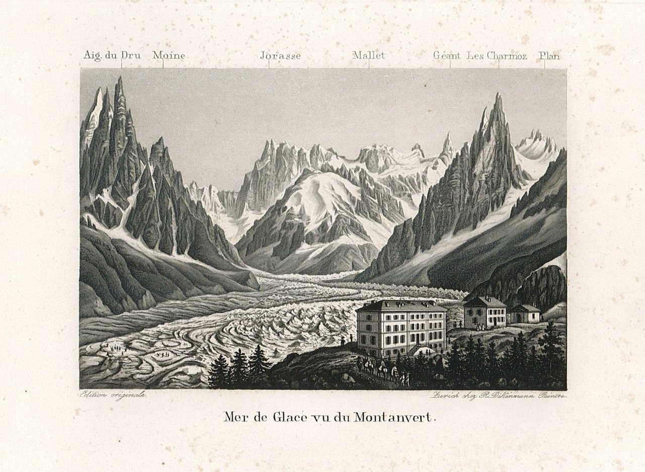 Mer de Glace vu du Montanvert