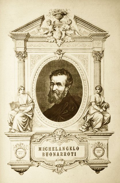 Michelangelo Buonarroti / 6 marzo 1874. Per il quattrocentesimo anniversario