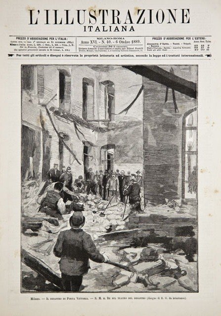 Milano.- Il disastro di Porta Vittoria - S. M. il …