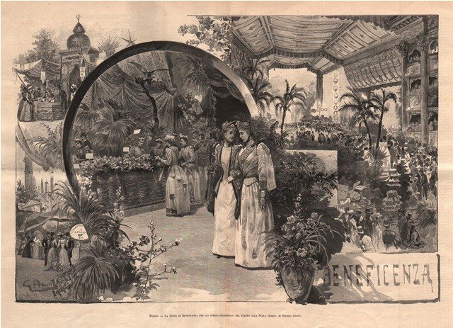 Milano.- La Festa di Beneficenza per gli operai disoccupati nel …