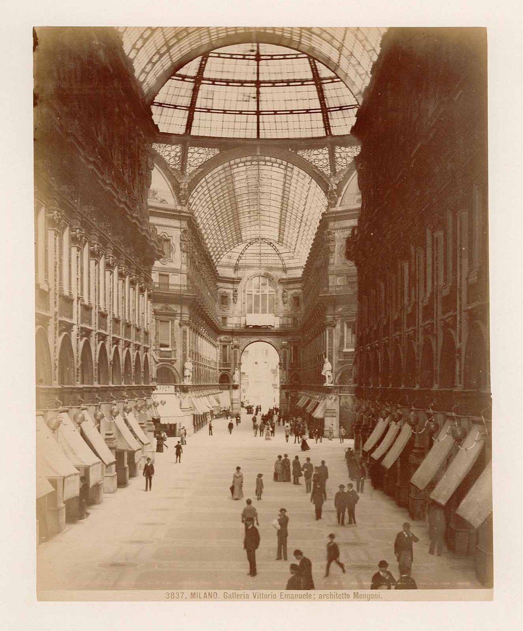 Milano Galleria Vittorio Emanuele Architetto Mengoni