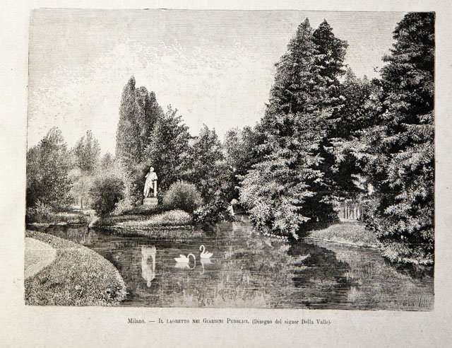 Milano / Il laghetto nei Giardini Pubblici
