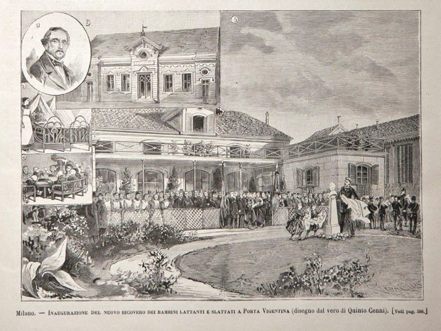 Milano / Inaugurazione del nuovo ricovero dei bambini lattanti e …