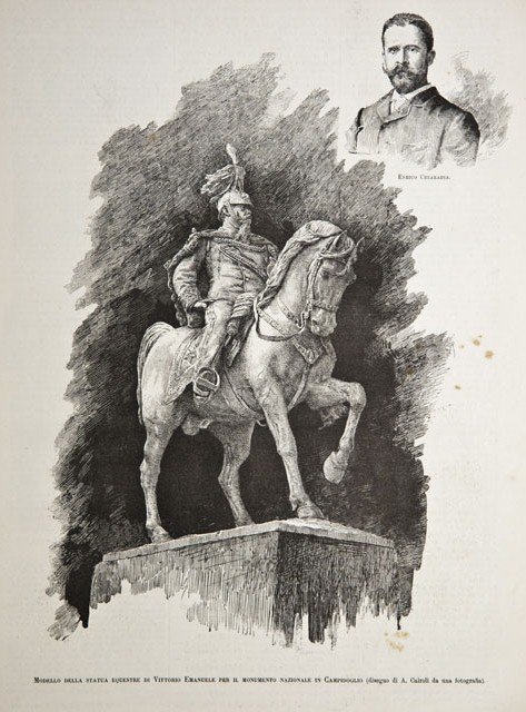 Modello della statua equestre di Vittorio Emanuele per il monumento …