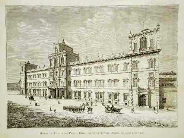 Modena - Facciata del Palazzo Reale .