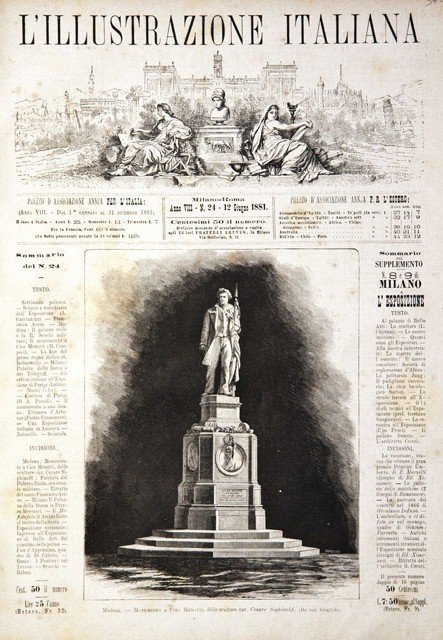 Modena / Monumento a Ciro Menotti, dello scultore cav. Cesare …