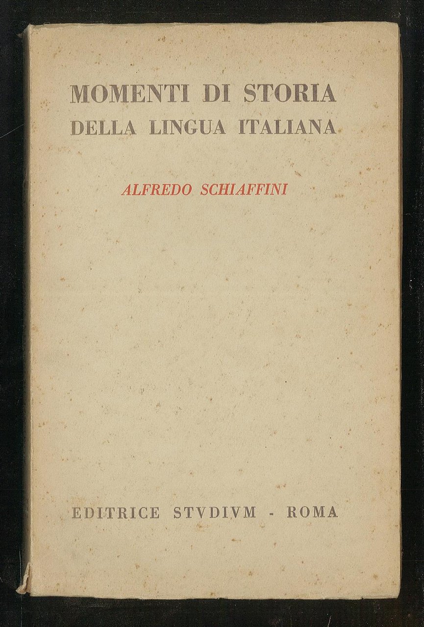 Momenti di storia della lingua italiana