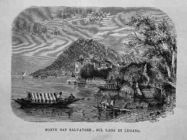 Monte San Salvatore sul lago di Lugano