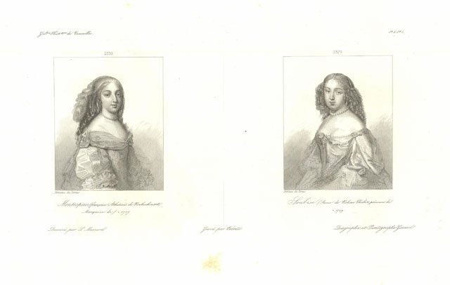 Montespan (Francoise-Athénais de Rochechouart marquise de) - Soubise (Anne de …