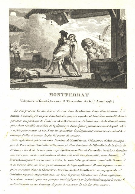 Montferrat Volontaire rèsident à Sceaux 18 Thermidor An 6 (5 …