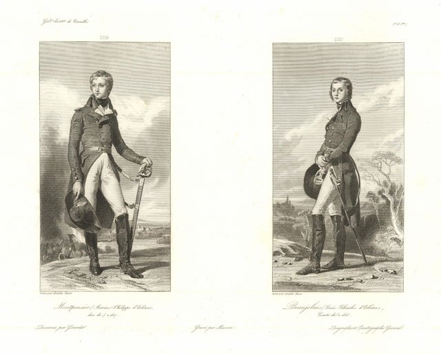 Montpensier (Antoine-Philippe d'Orleans duc de) - Beaujolais (Louis-charles d'Orleans, comte …