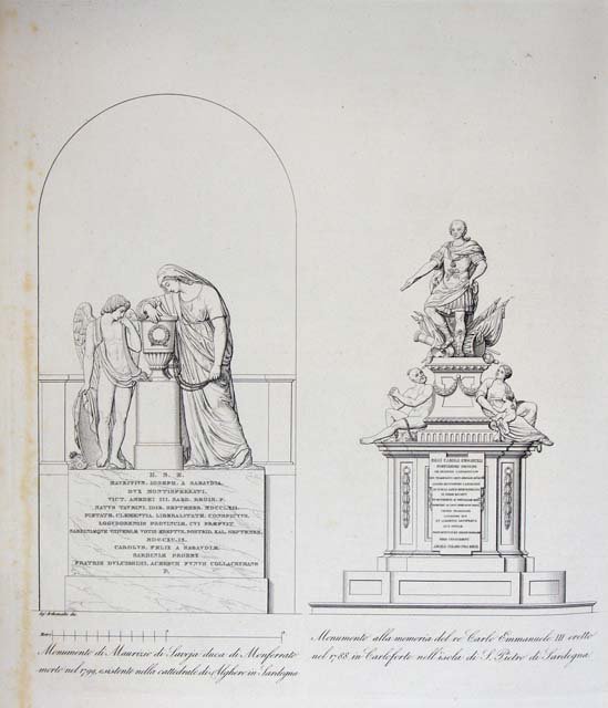 Monumento di Maurizio di Savoja duca di Monferrato morto nel …