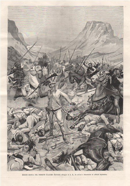 Morte eroica del tenente Giacomo Sacconi