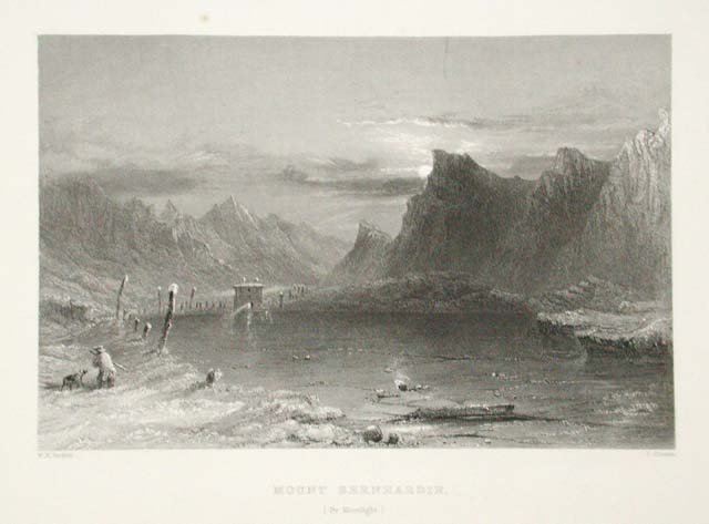 Mount Bernhardin. (By Moonlight)