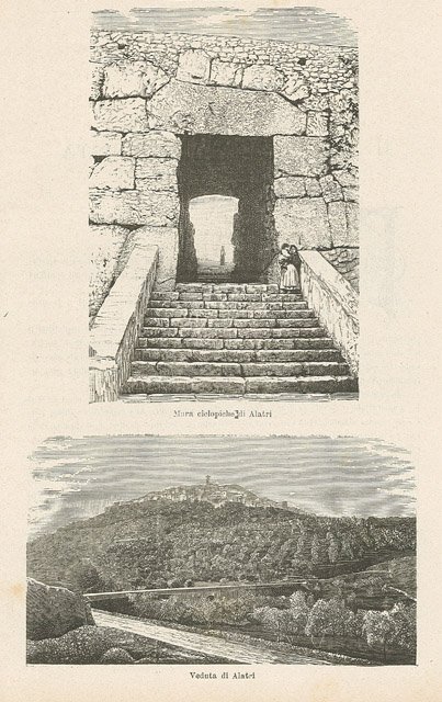 Mura ciclopiche di Alatri - Veduta di Alatri