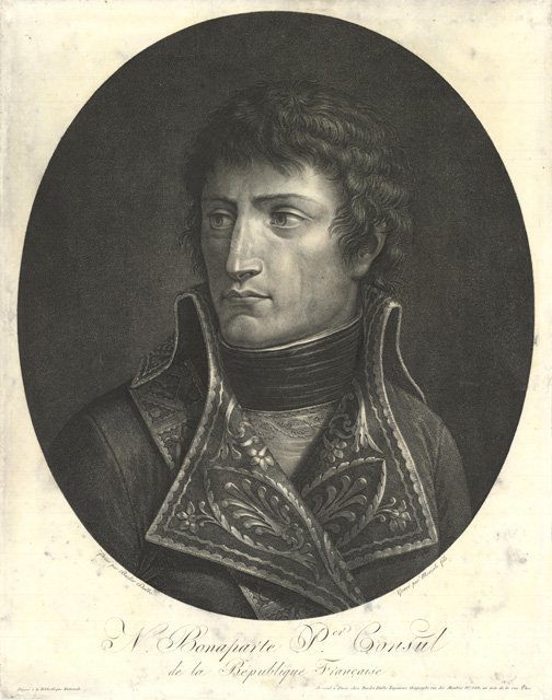 N. Bonaparte P.er Consul de la République Française