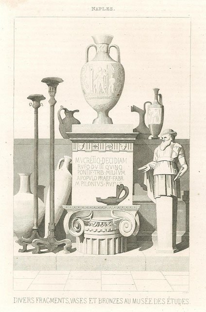 Naples/Divers fragments, vases et bronzes au musée des Etudes | Immagine principale