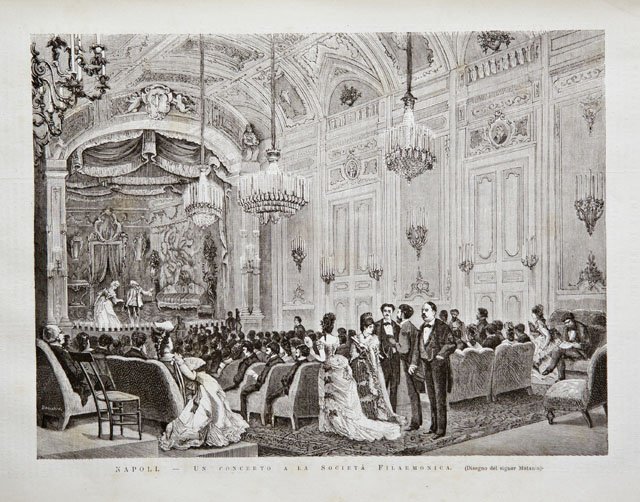 Napoli.- Un concerto alla Società Filarmonica