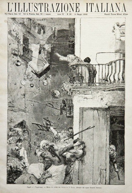 Napoli e i Napoletani / Rissa di donne nei vicoli …