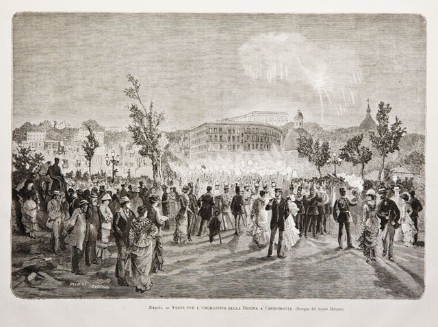 Napoli / Feste per l’Onomastico della Regina a Capodimonte