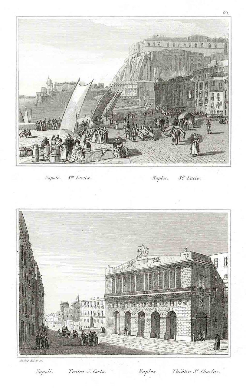 Napoli. S.ta Lucia - Teatro S.Carlo