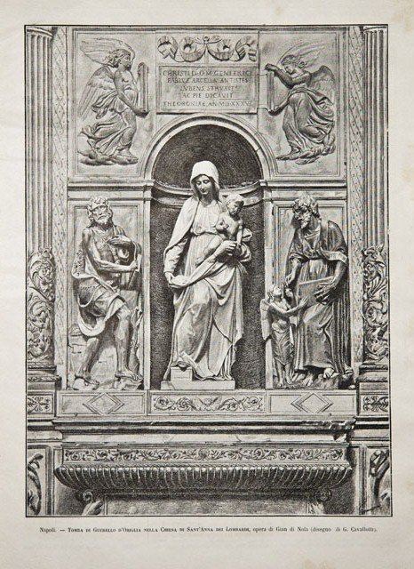 Napoli / Tomba di Guerello d’Origlia nella Chiesa di Sant’Anna …