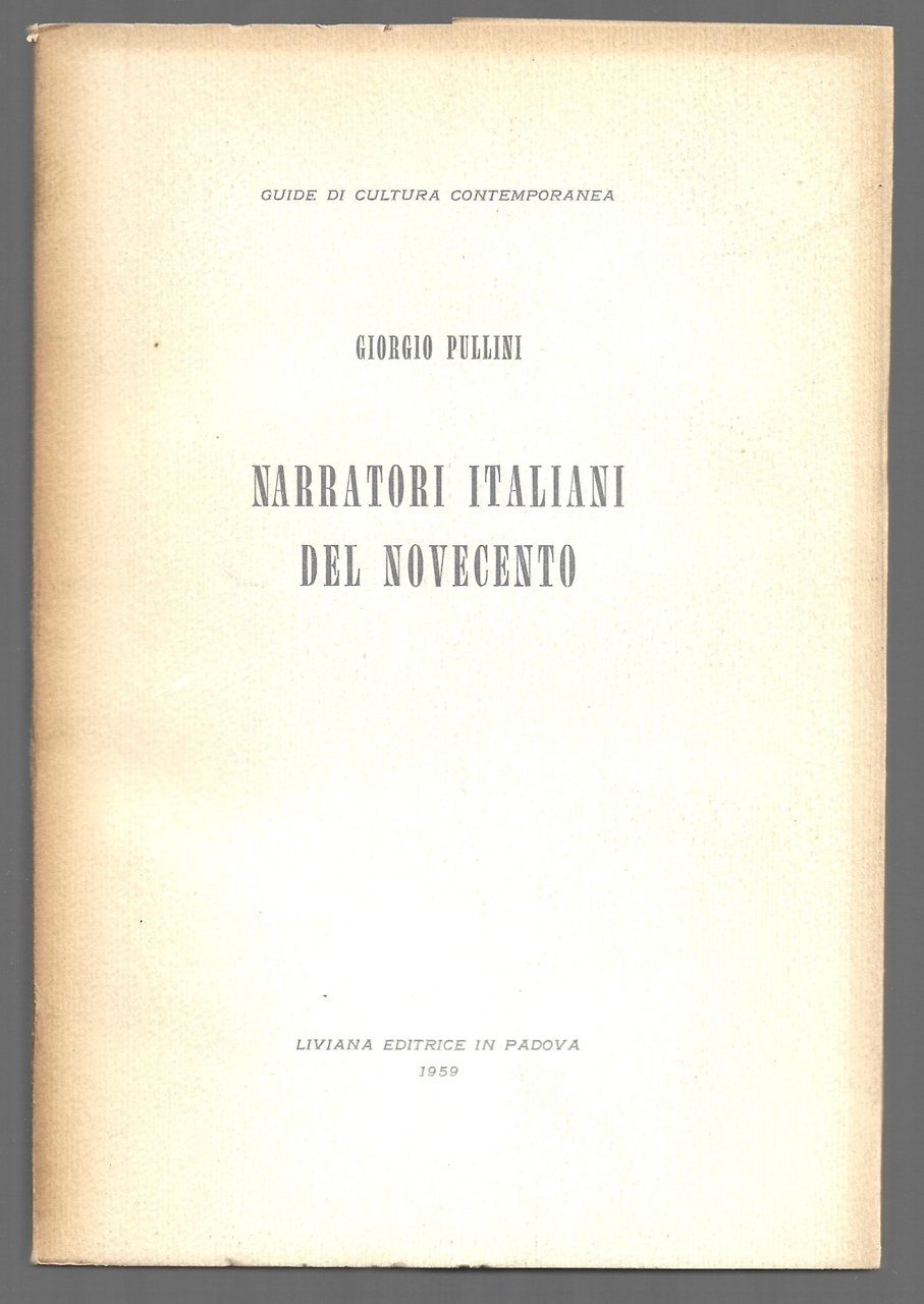 Narratori italiani del Novecento