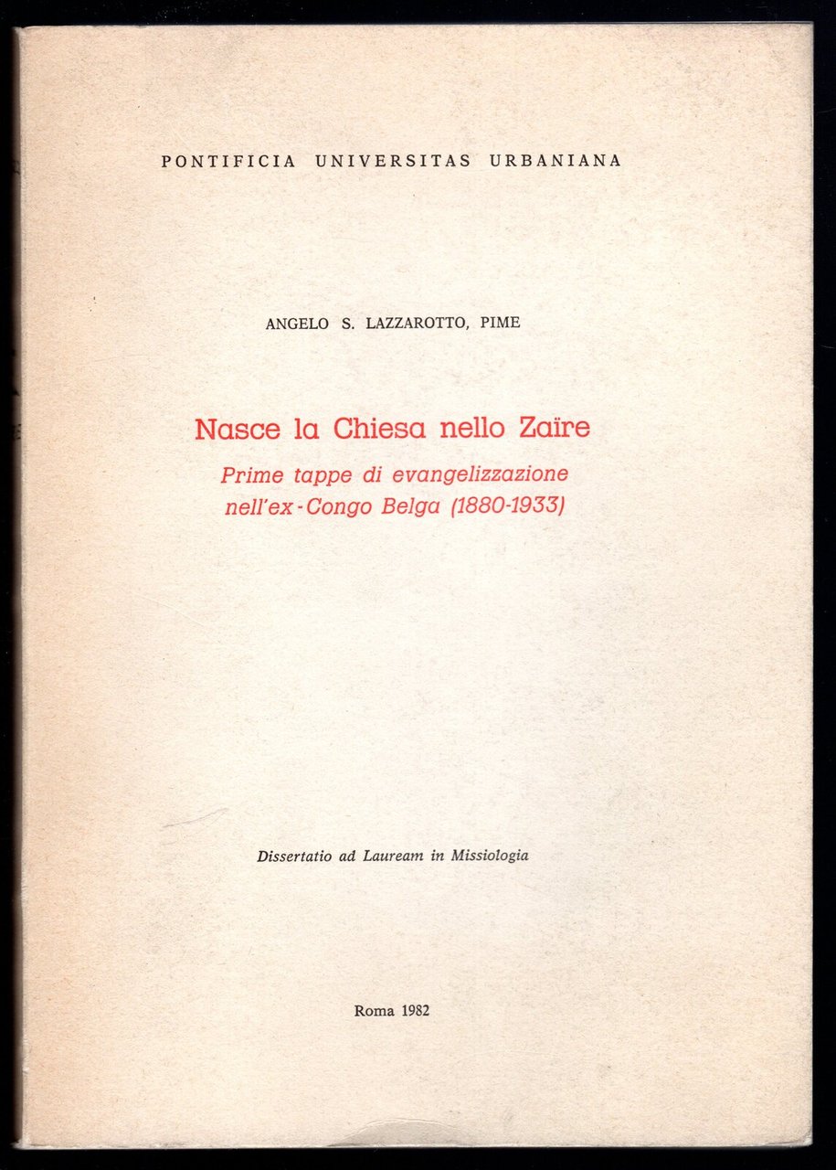 Nasce la Chiesa nello Zaire