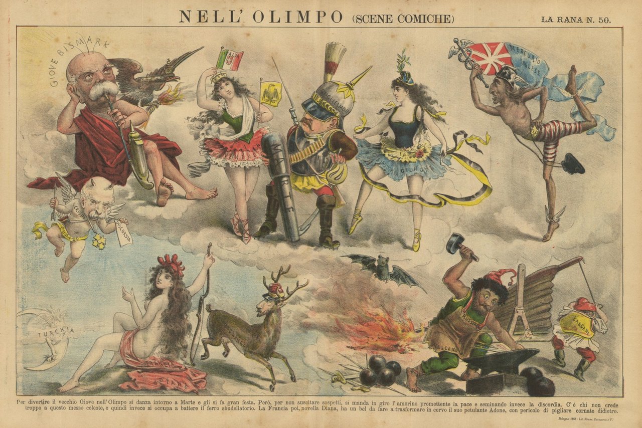 Nell'Olimpo (scene cominche)