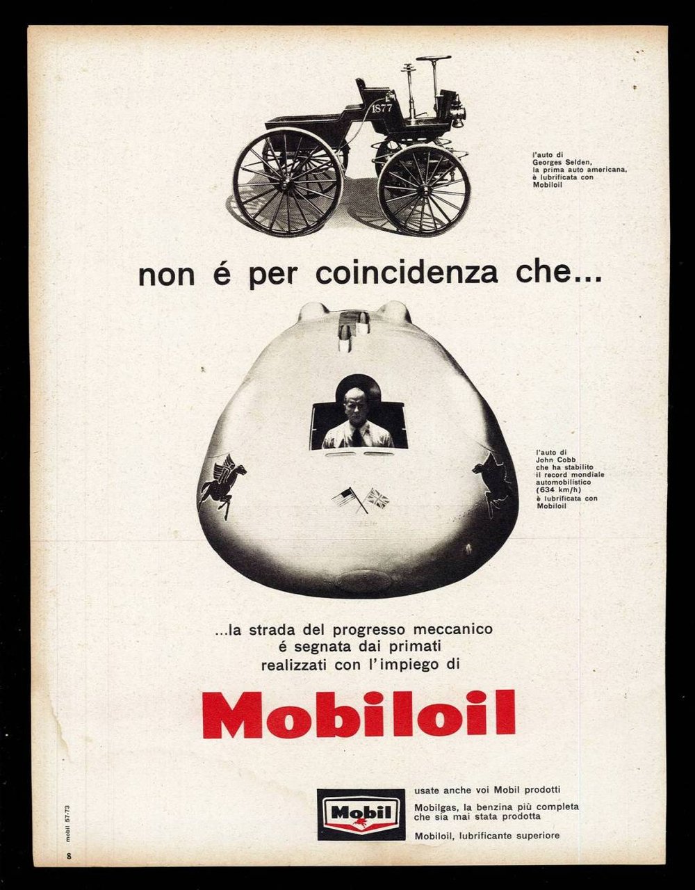 Non è per coincidenza che. Mobiloil