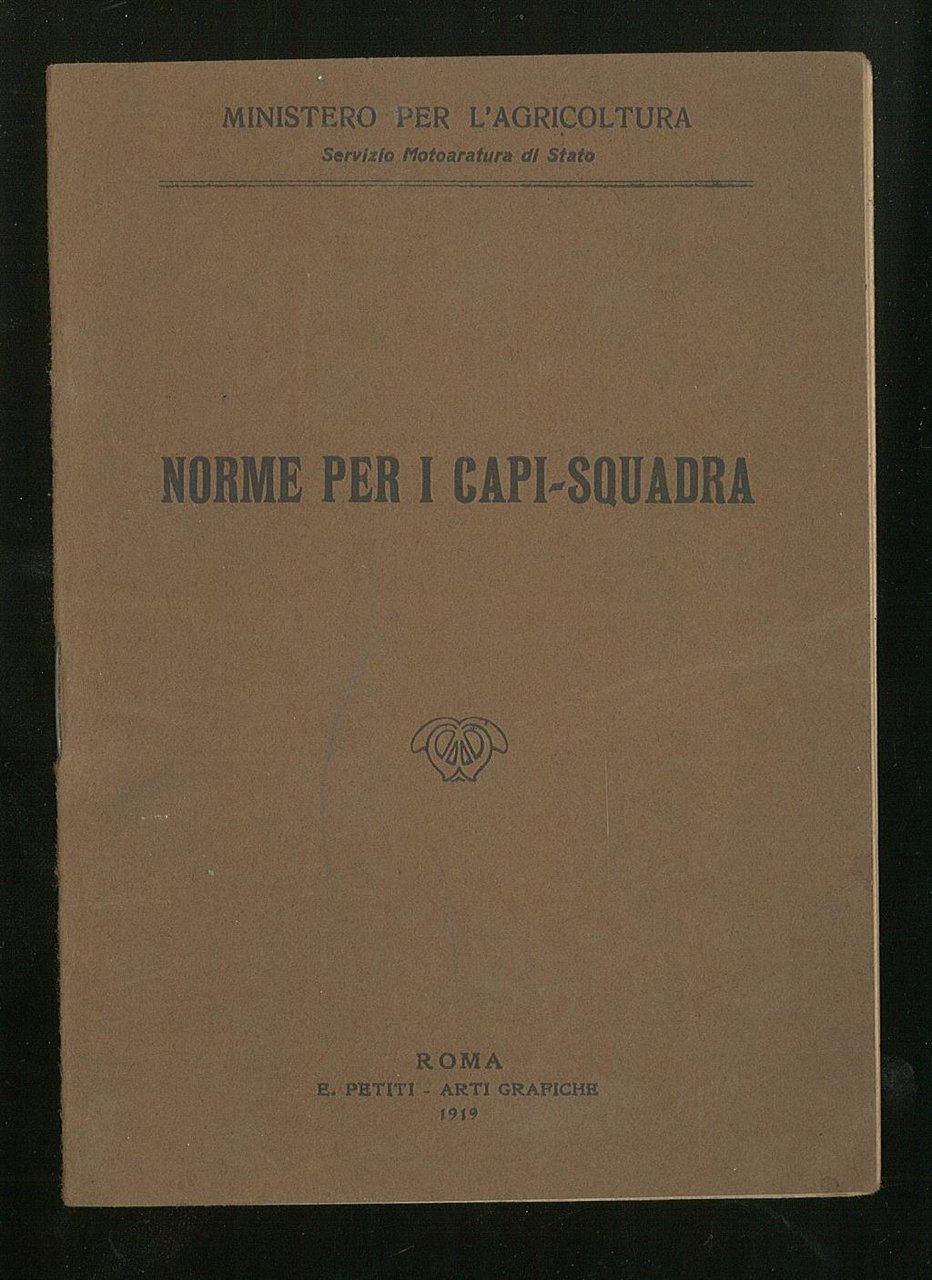 Norme per i capi-squadra