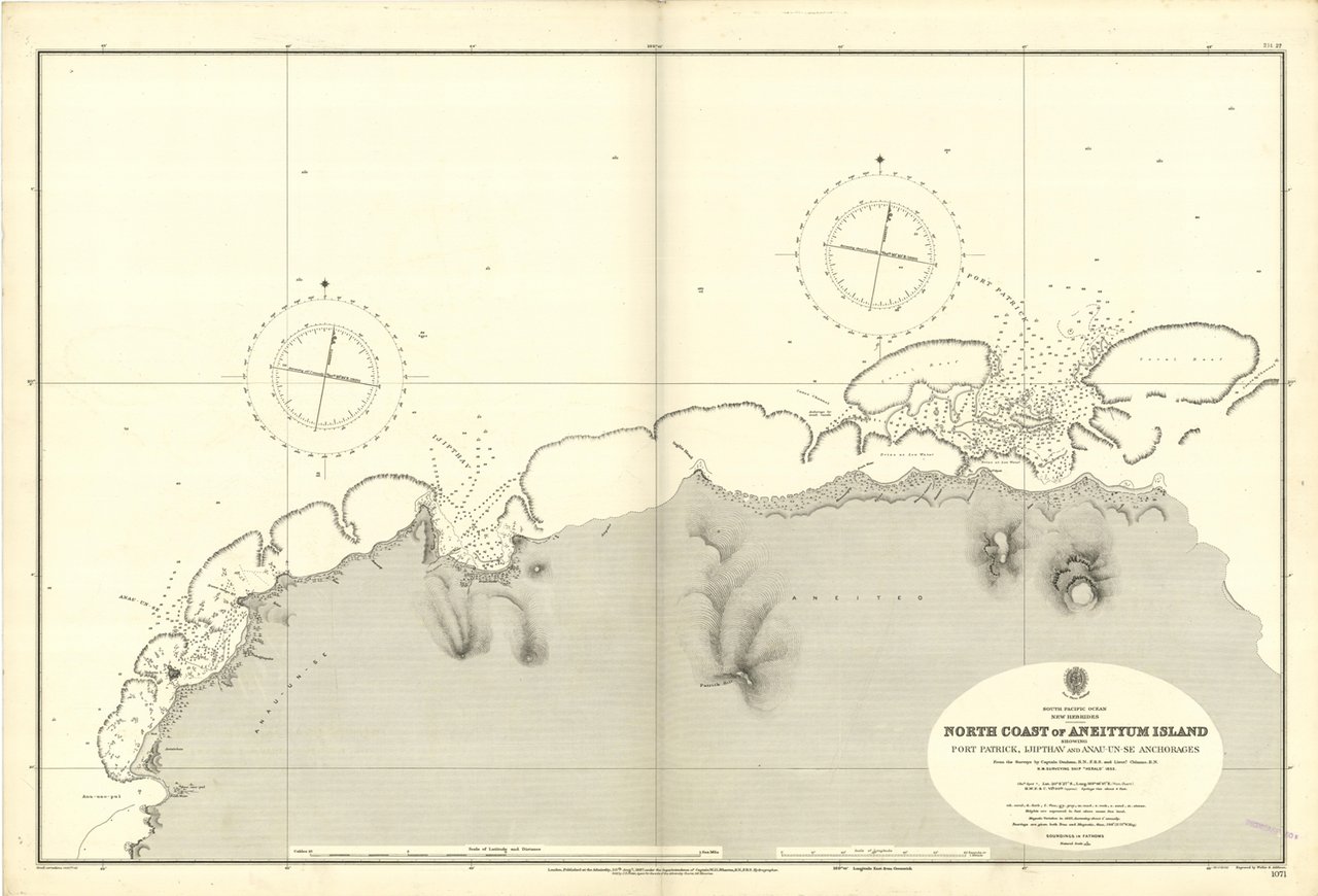 North Coast of Aneityum Island showing Port Patrick, Ijipthav and …